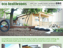 Tablet Screenshot of eco-healthrooms.com